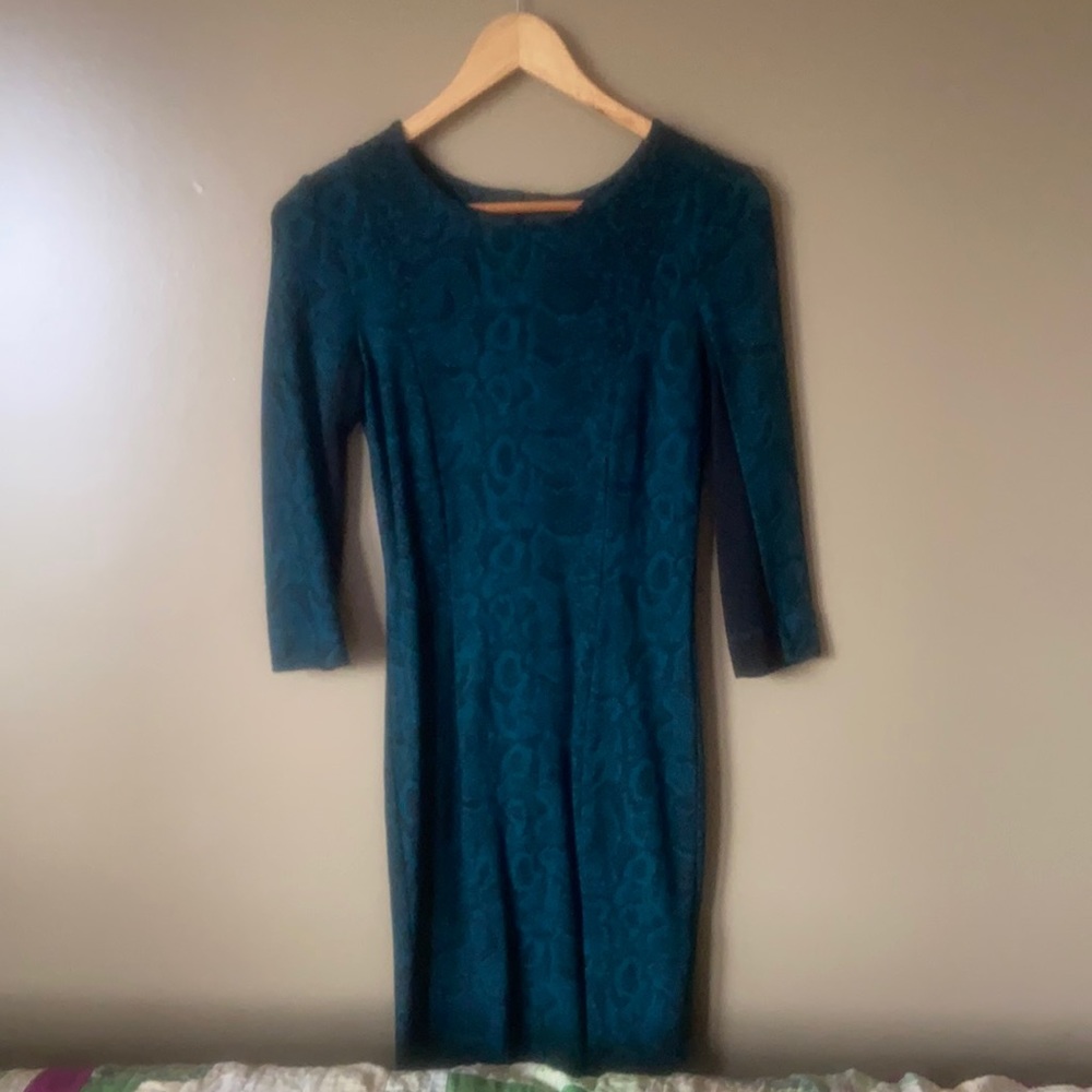 French connection snakeskin print bodycon dress
